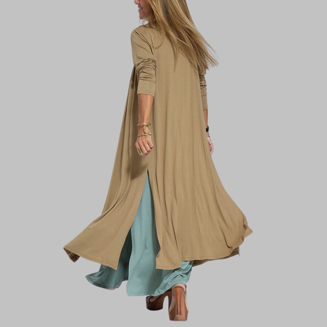 Jana | Robe maxi élégante + pull assorti OFFERT