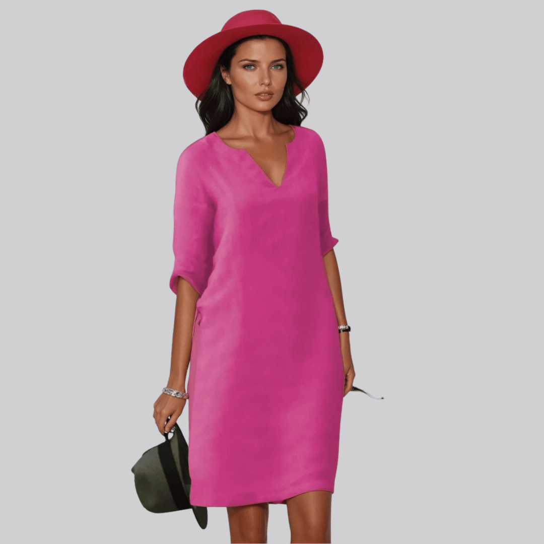 Zora | Robe avec décolleté en V élégant