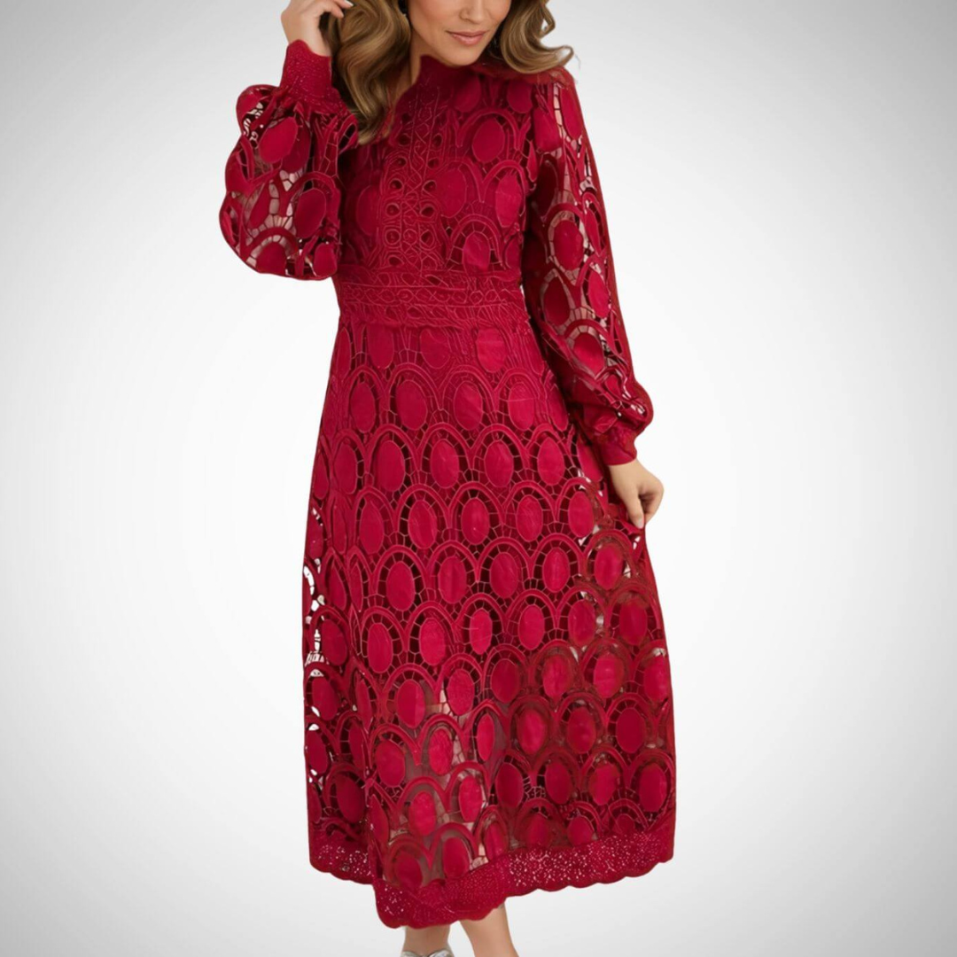 Veronika | Robe maxi en dentelle élégante
