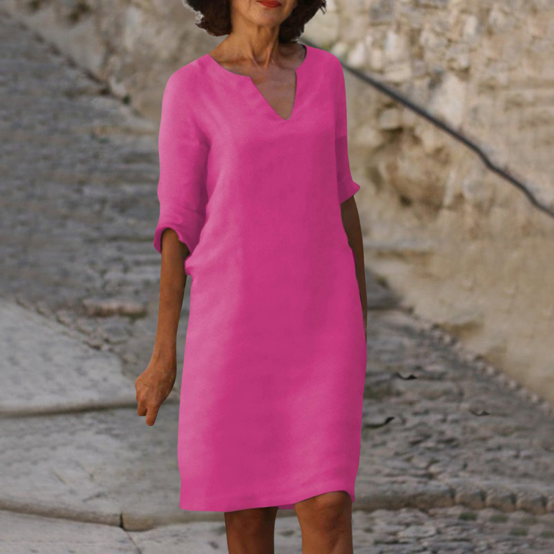 Zora | Robe avec décolleté en V élégant