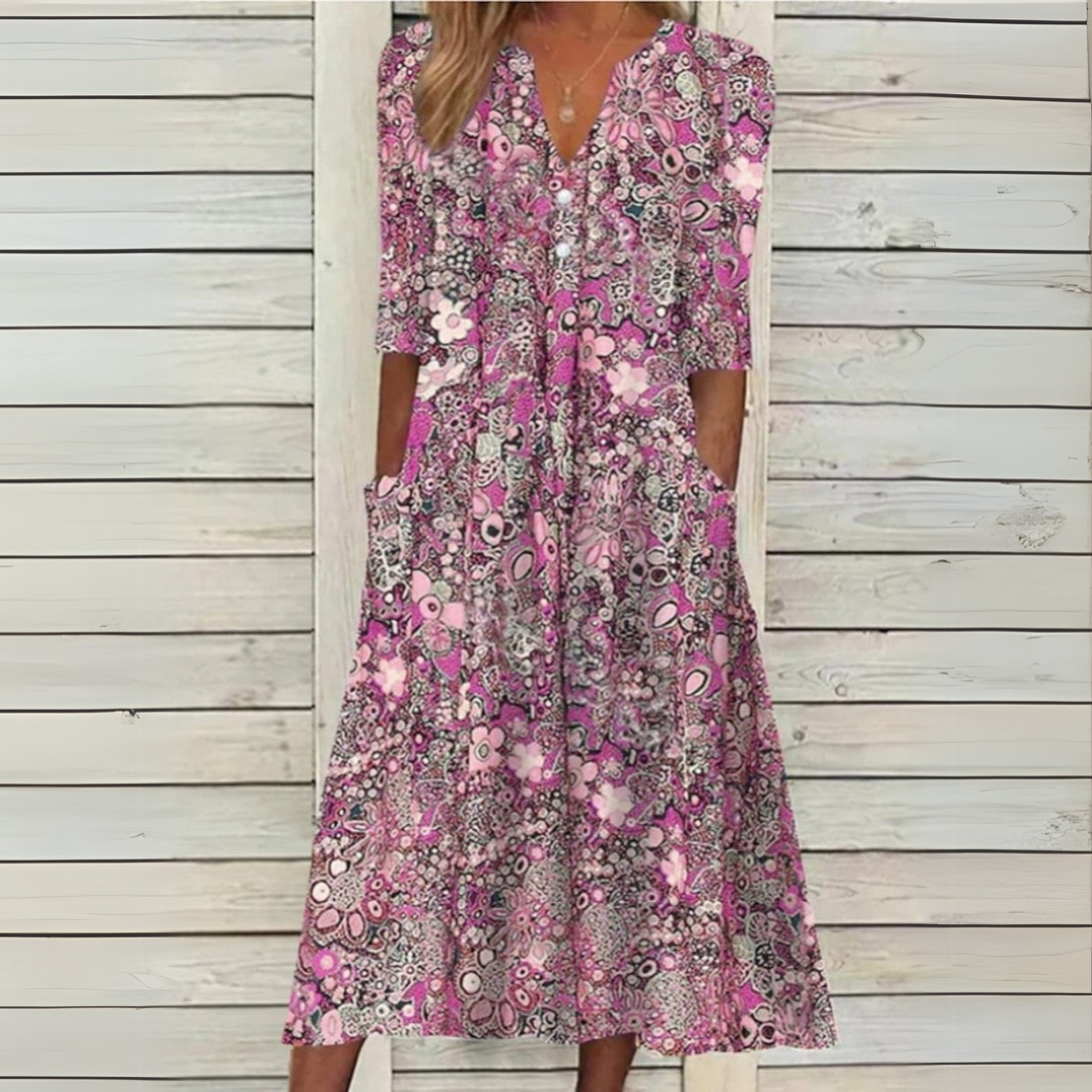 Livia | Robe d'été impressionnante pour une élégance naturelle