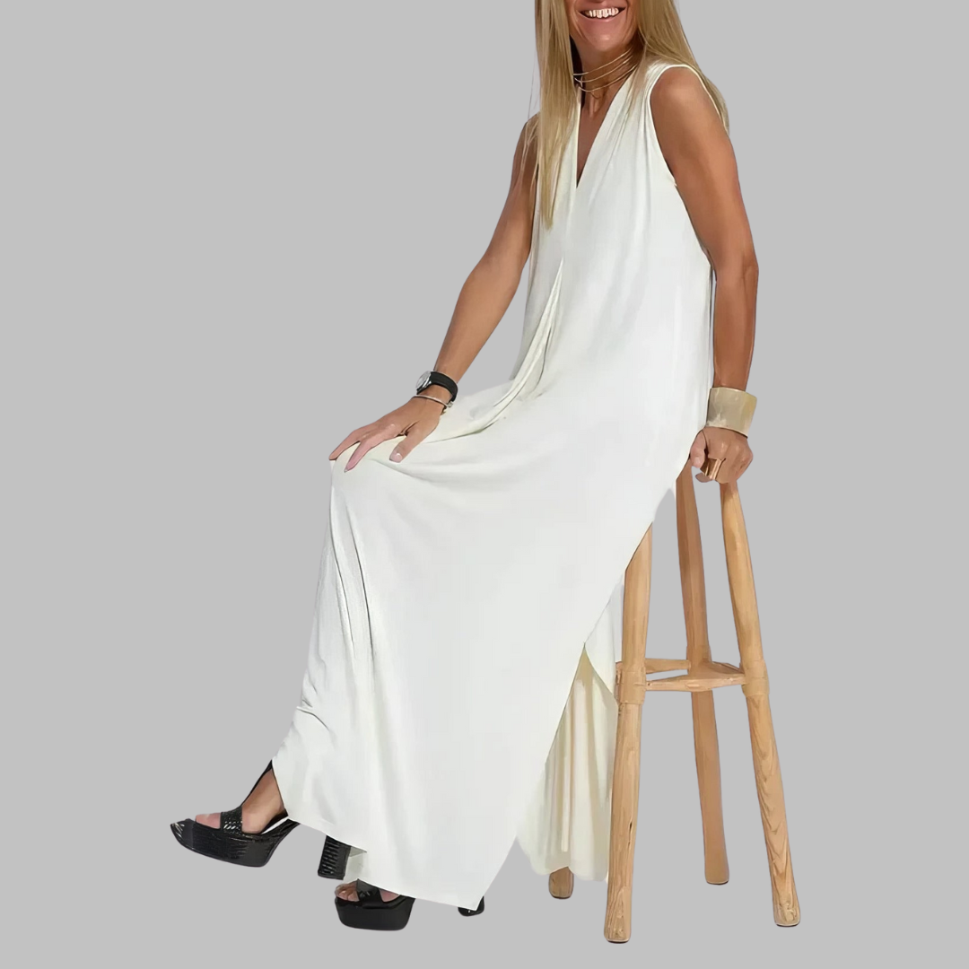 Jana | Robe maxi élégante + pull assorti OFFERT