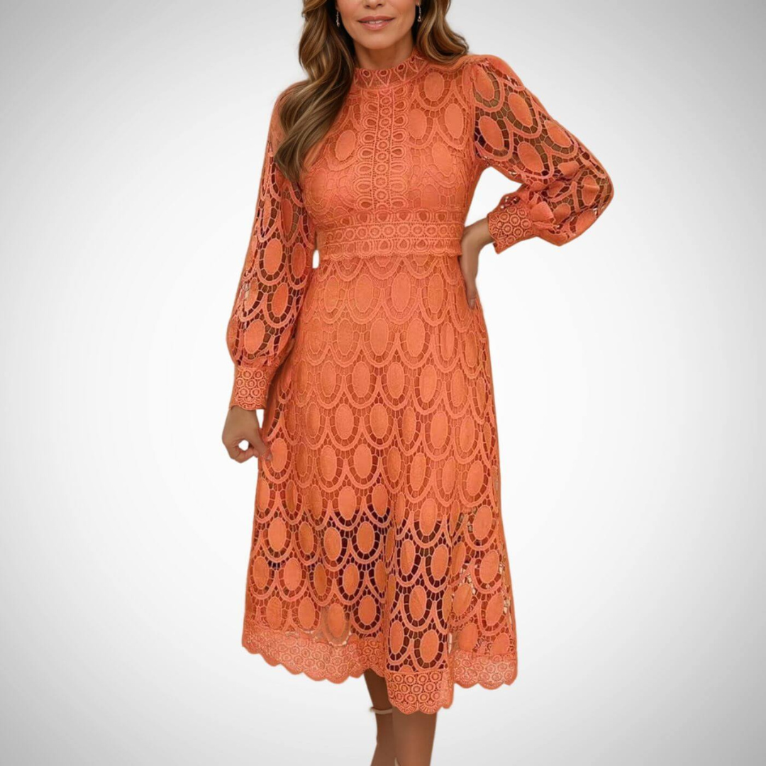 Veronika | Robe maxi en dentelle élégante