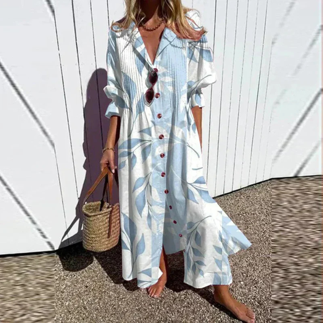 Katerina | Robe bohème à coupe fluide