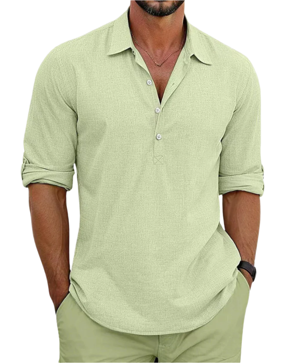 Chemise en lin premium