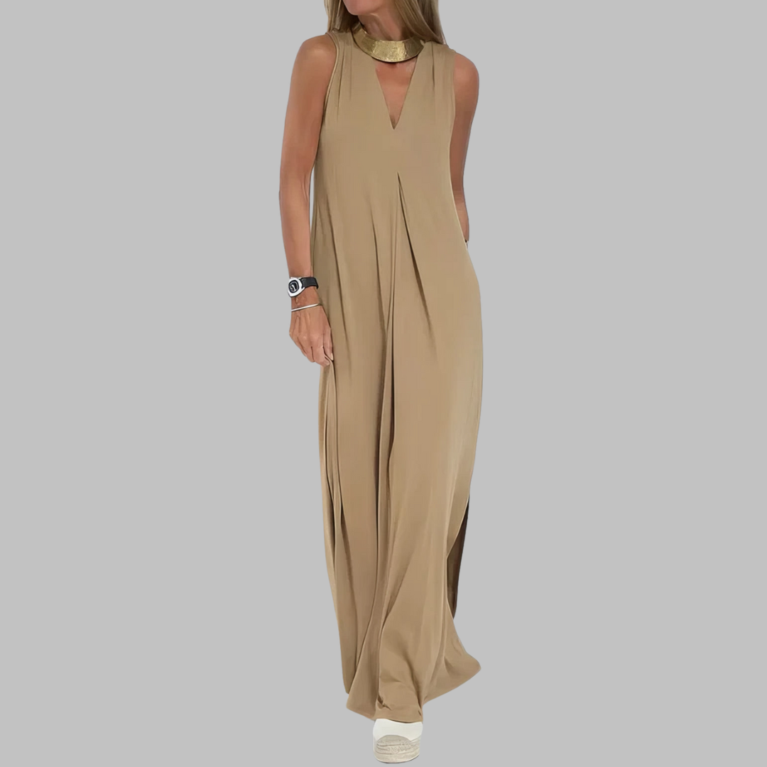 Jana | Robe maxi élégante + pull assorti OFFERT