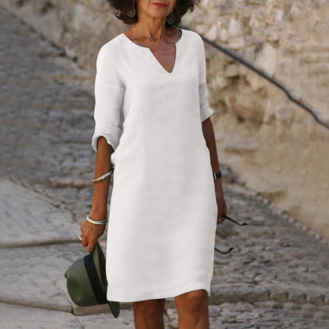 Zora | Robe avec décolleté en V élégant