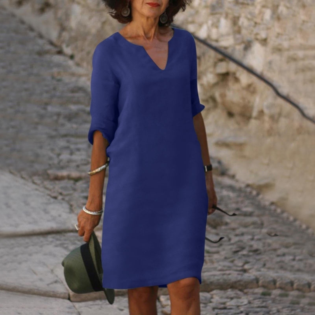 Zora | Robe avec décolleté en V élégant