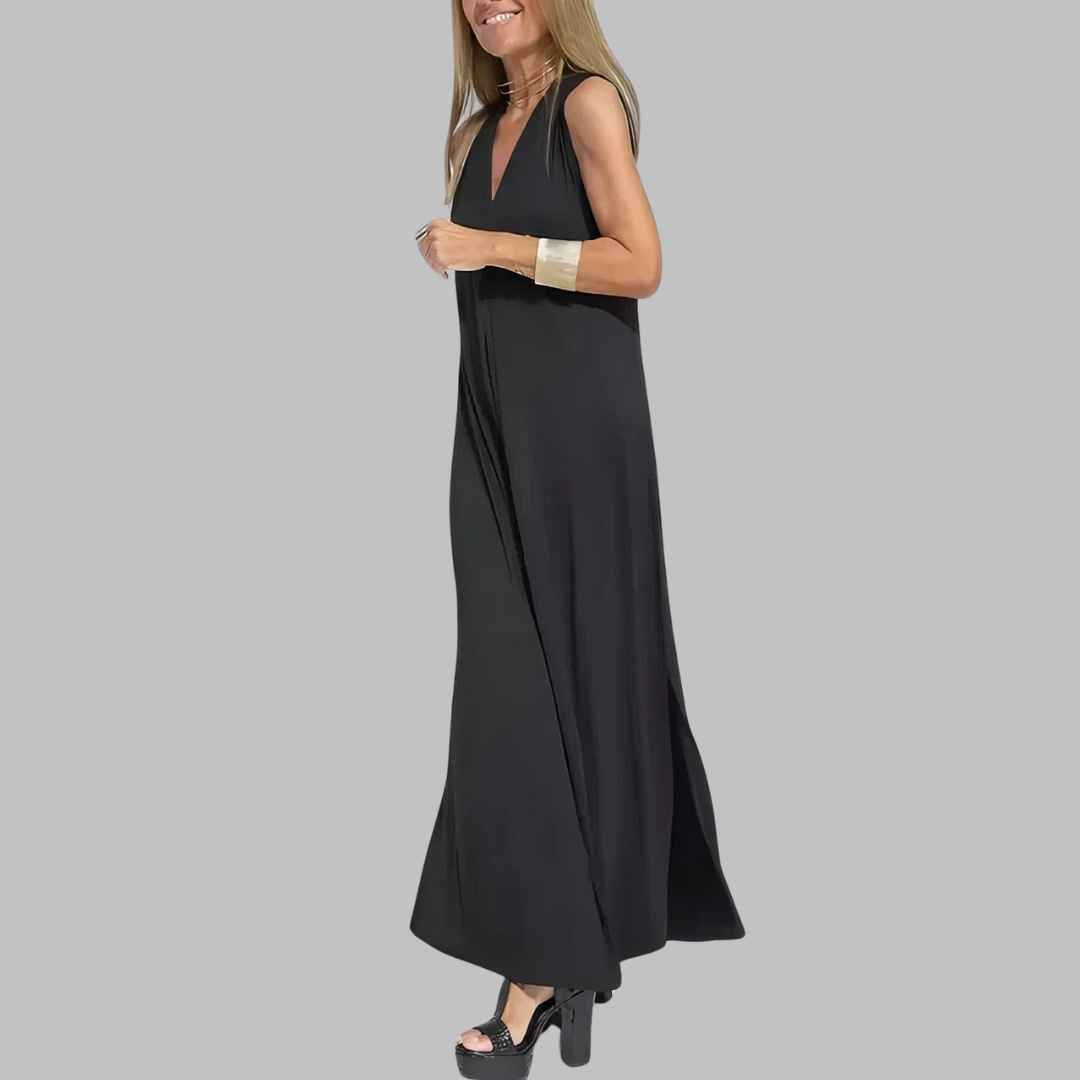 Jana | Robe maxi élégante + pull assorti OFFERT