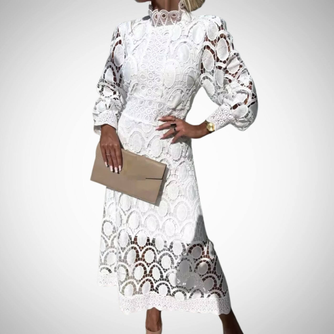 Veronika | Robe maxi en dentelle élégante