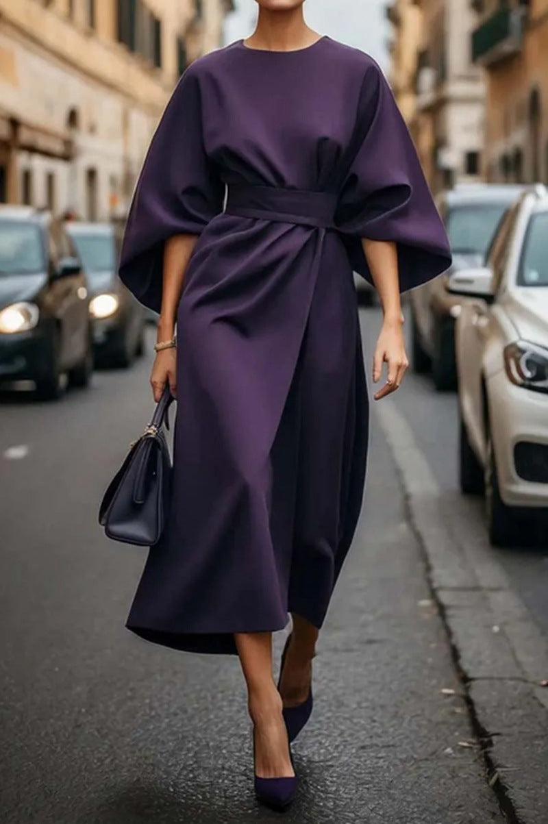 Lusi | Robe élégante avec ceinture
