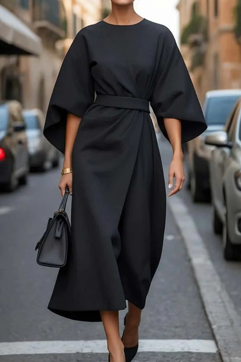 Lusi | Robe élégante avec ceinture