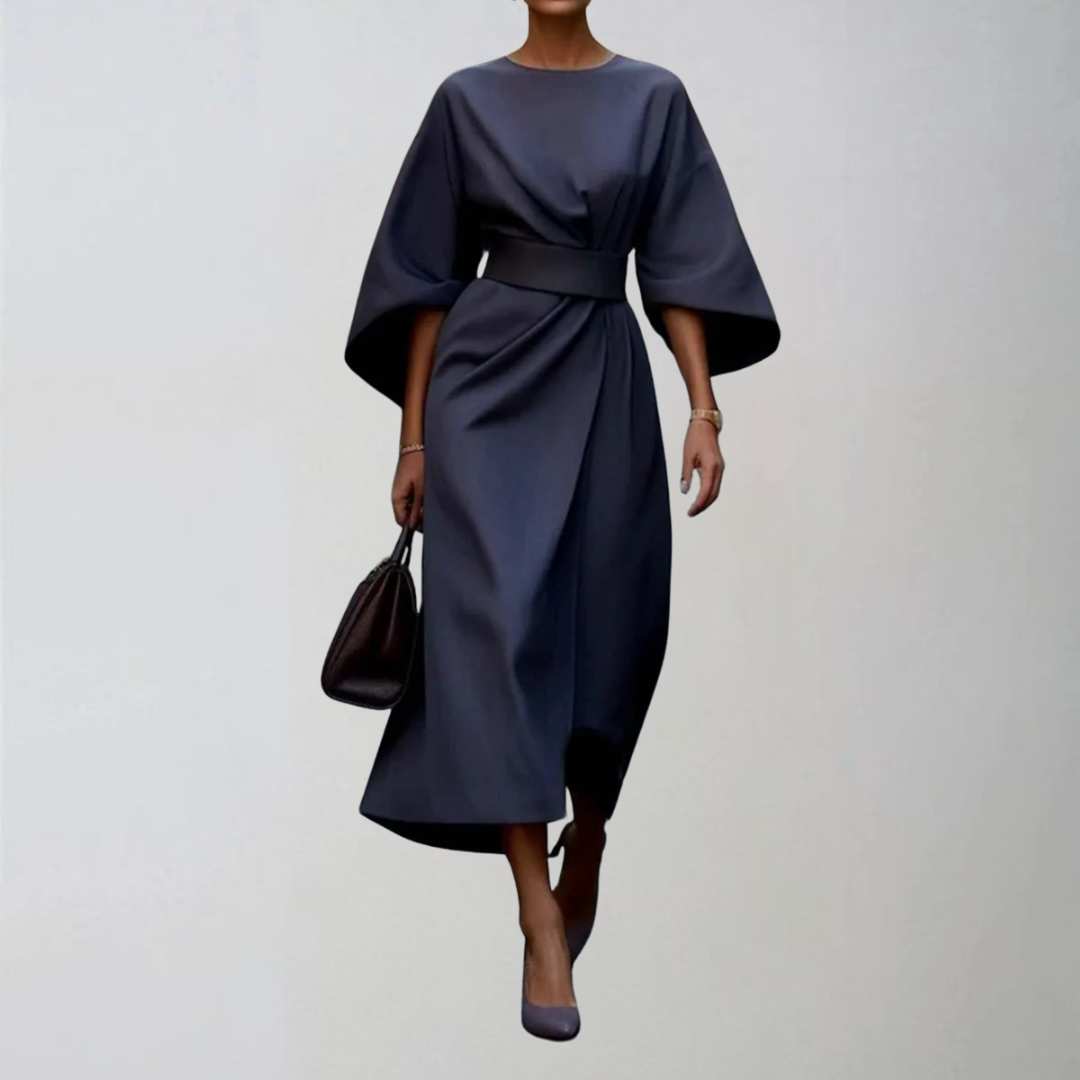 Lusi | Robe élégante avec ceinture