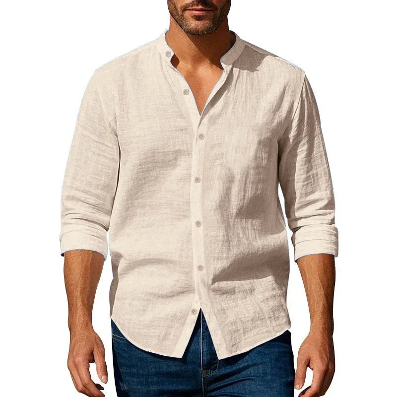 Chemise d'été en coton/lin