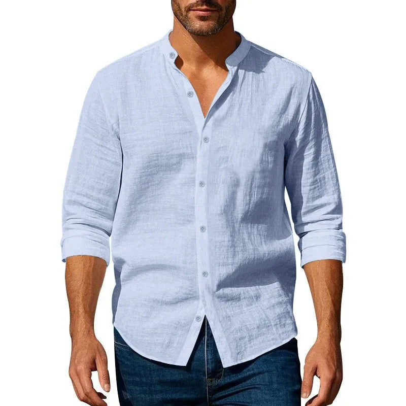 Chemise d'été en coton/lin