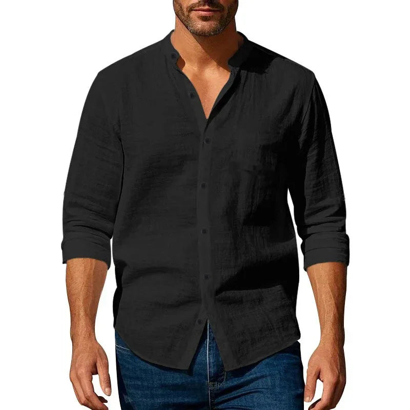 Chemise d'été en coton/lin