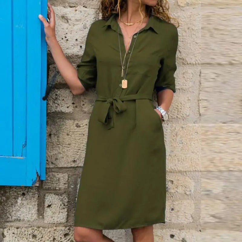 Karolina | Robe t-shirt quotidienne mi-longue