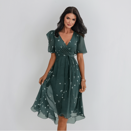 Lenka | Robe élégante avec décolleté en V