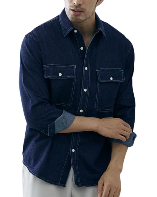 Chemise en denim classique