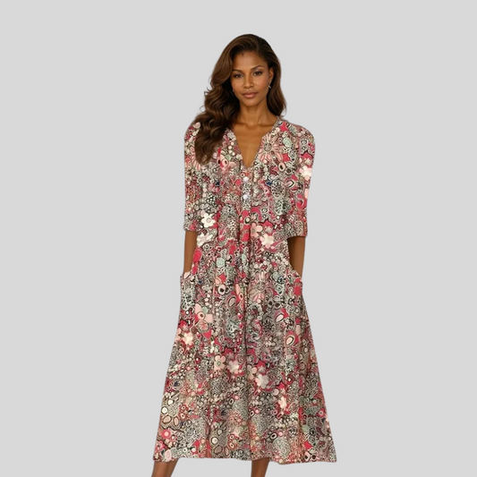 Livia | Robe d'été impressionnante pour une élégance naturelle
