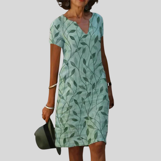 Karolina | Robe légère et confortable avec un motif moderne