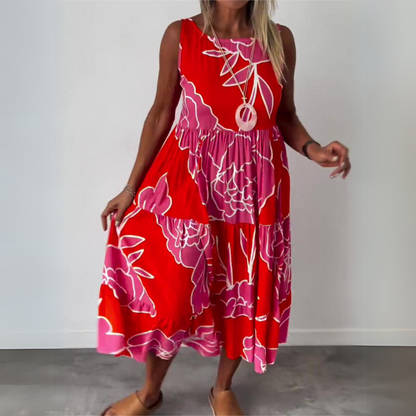 Natalija | Robes élégantes avec des fleurs et une silhouette confortable