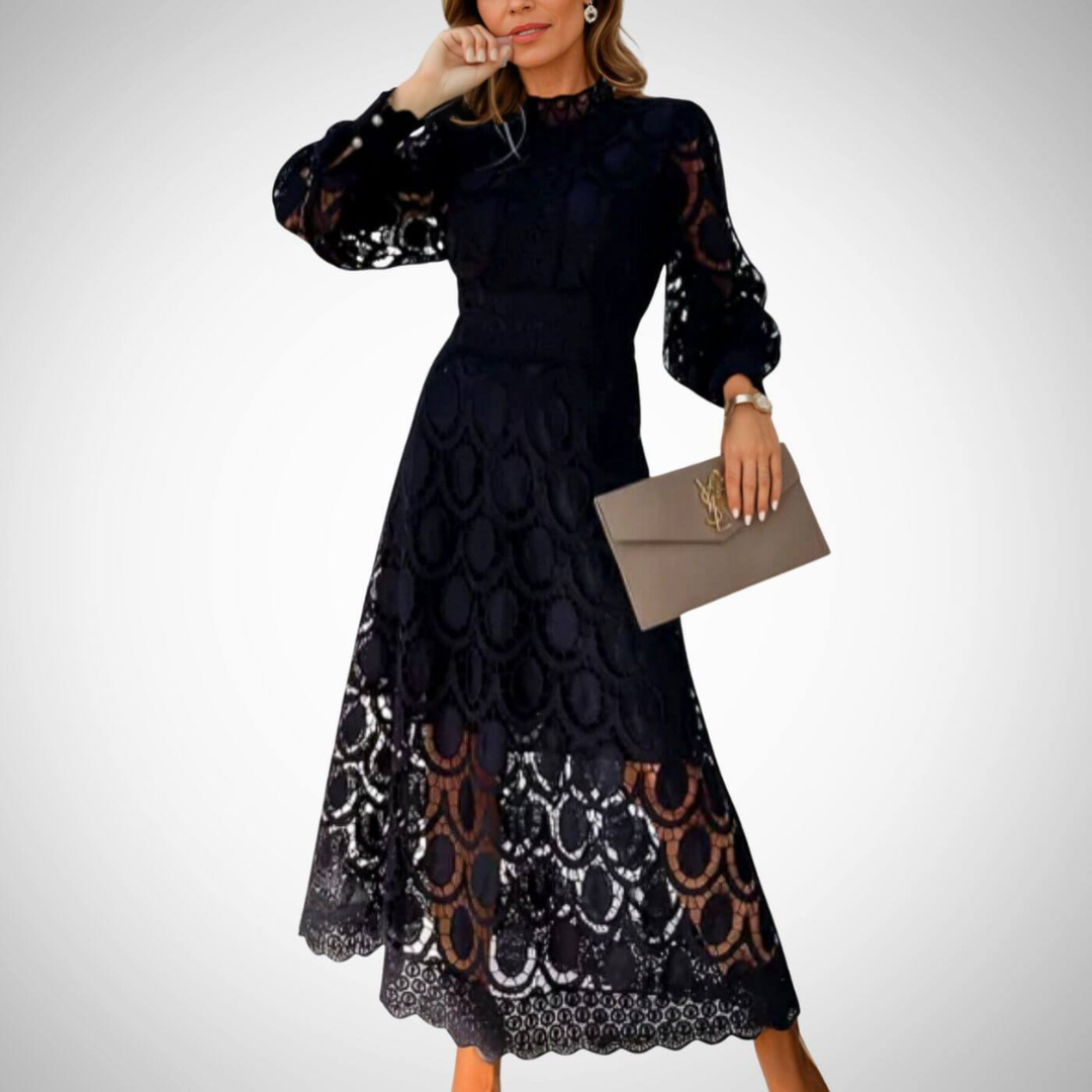 Veronika | Robe maxi en dentelle élégante