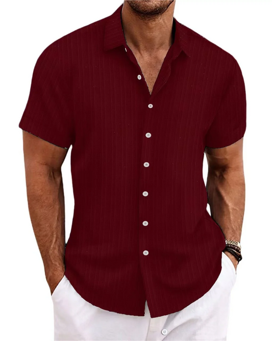 Chemise Décontractée à Manches Courtes