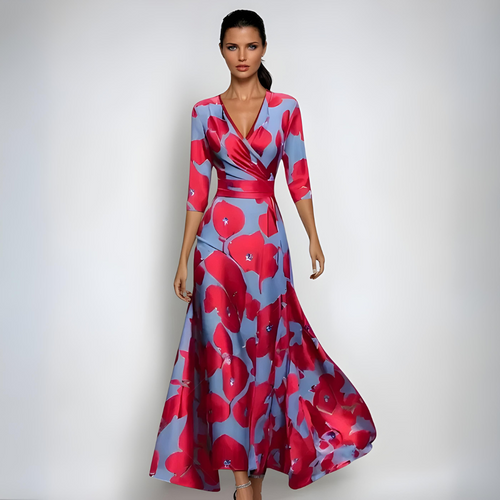 Lusi | Robes Élégantes en Fleurs avec Ceinture