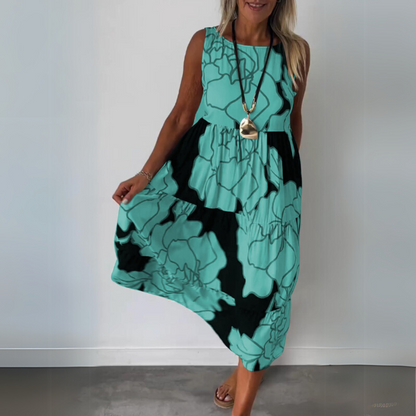 Natalija | Robes élégantes avec des fleurs et une silhouette confortable