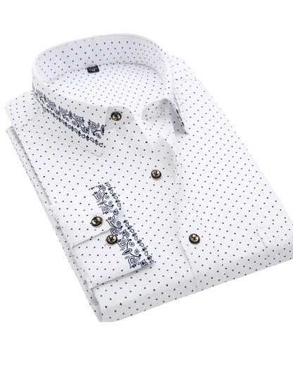 Chemise à imprimé nautique
