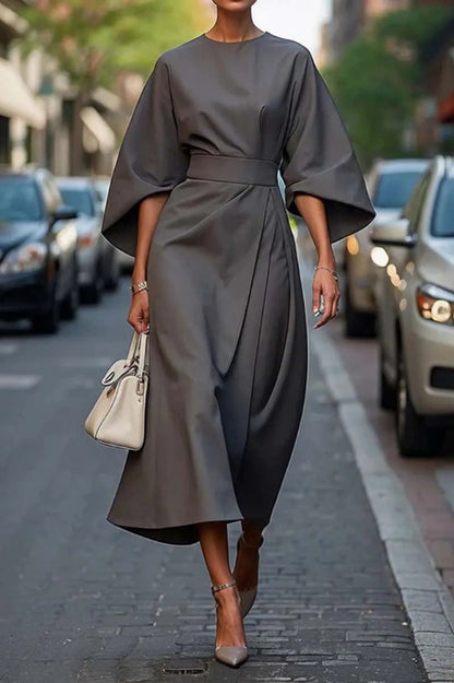 Lusi | Robe élégante avec ceinture