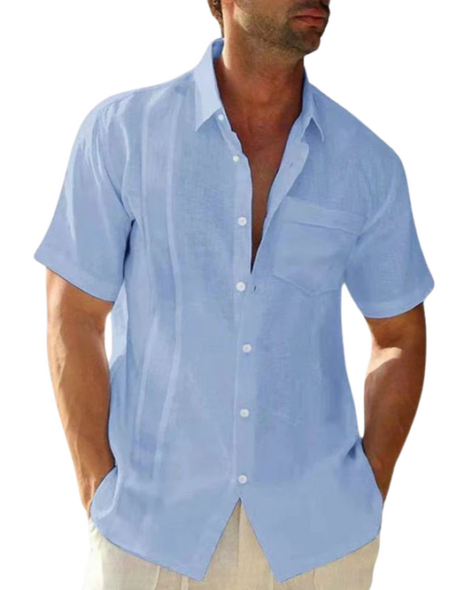 Chemise d'été en lin élégant