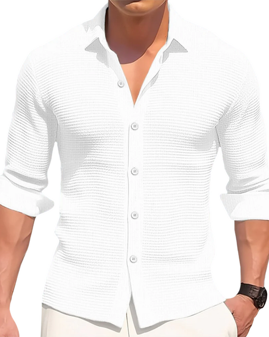 Chemise en coton décontractée