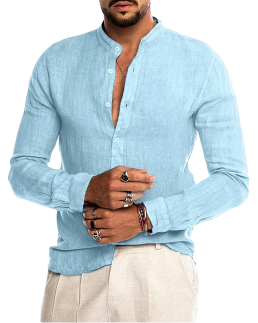 Chemise en lin de coton