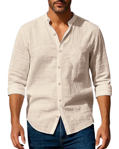 Chemise d'été en coton/lin