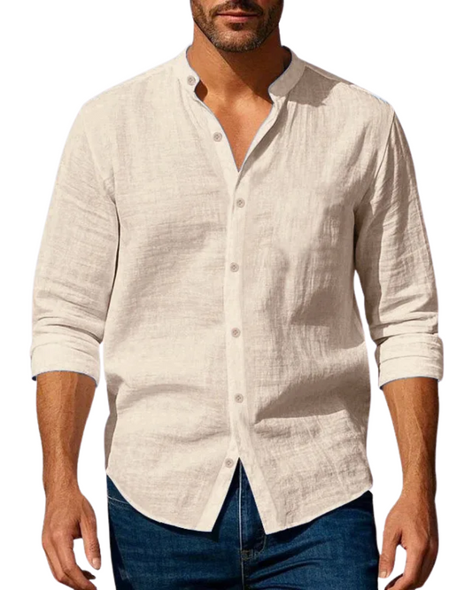 Chemise d'été en coton/lin