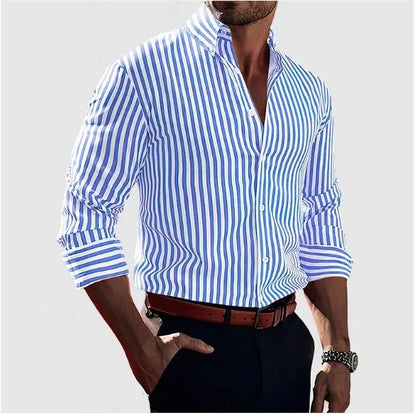 Mormon - Chemise à Rayures avec Boutons